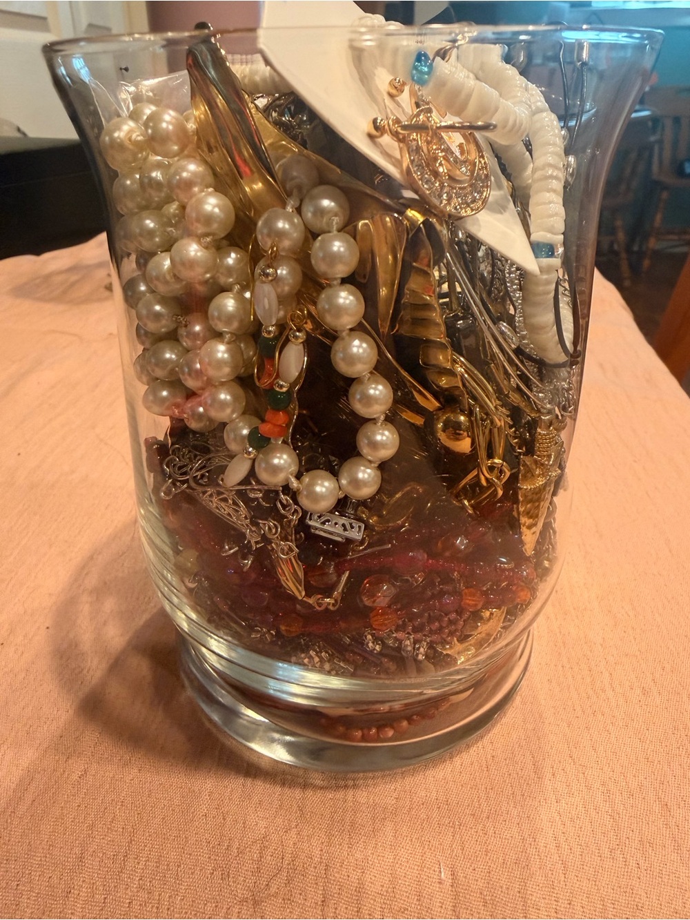 Costume Jewelry Mystery vase